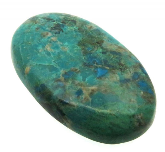 Oval 45x28mm Chrysocolla Cabochon 25