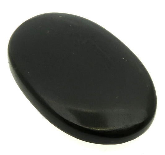 Oval 47x31mm Black Tourmaline Cabochon 06