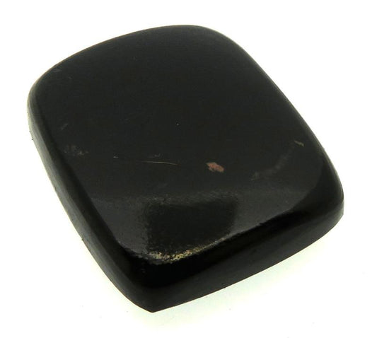 Rectangle 24x20mm Black Tourmaline Cabochon 15