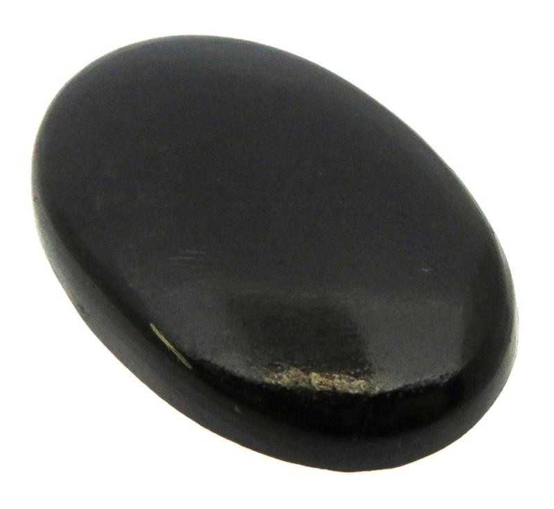 Oval 34x23mm Black Tourmaline Cabochon 16