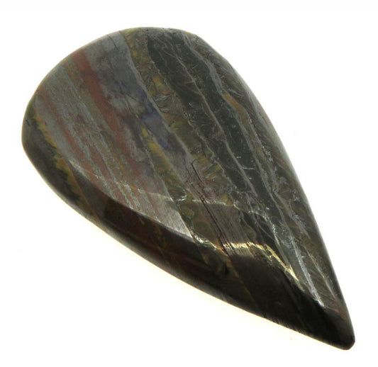 Teardrop 40x22mm Tiger Iron Cabochon 15