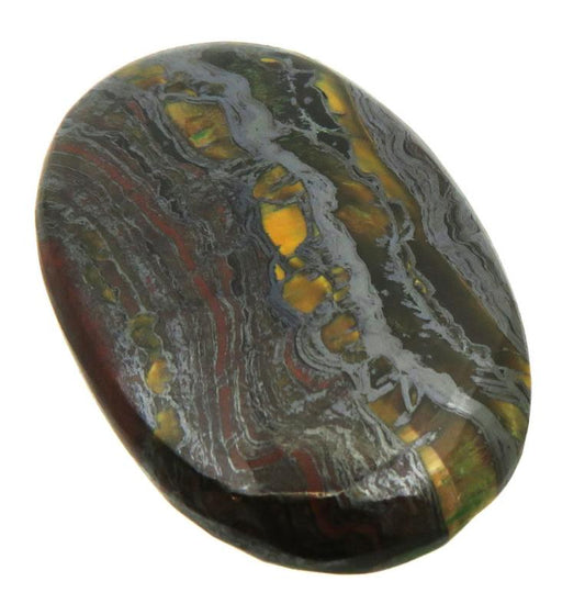 Oval 32x21mm Tiger Iron Cabochon 17