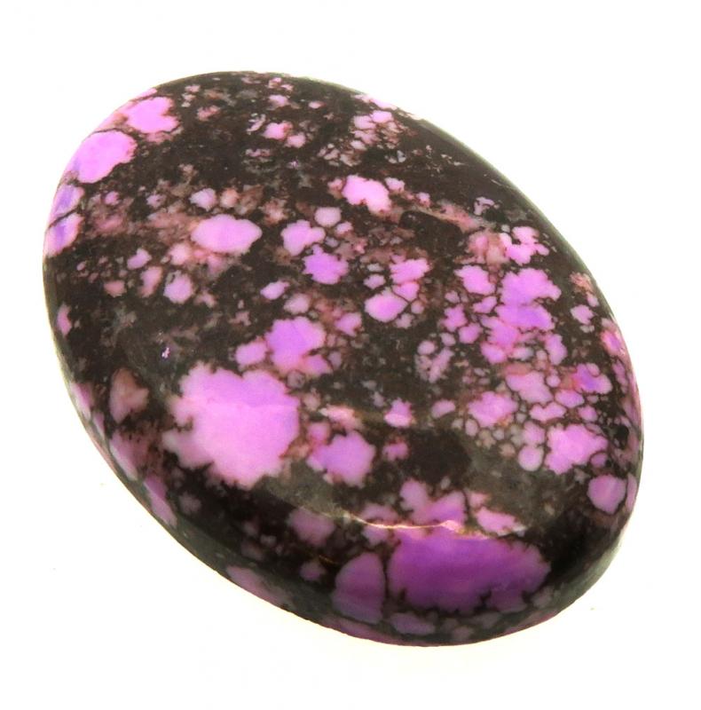 Oval 39x27mm Purple Coloured Magnesite Cabochon 02