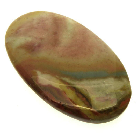 Oval 50x29mm Polychrome Jasper Cabochon 04