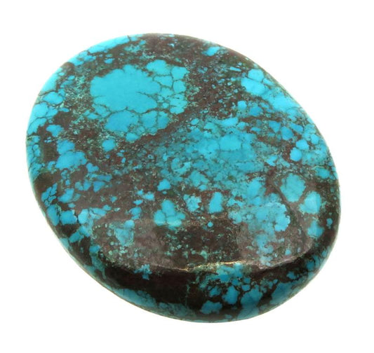 Oval 45x36mm Hubei Turquoise Cabochon 04
