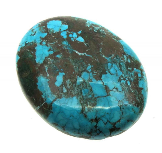 Oval 36x28mm Hubei Turquoise Cabochon 08