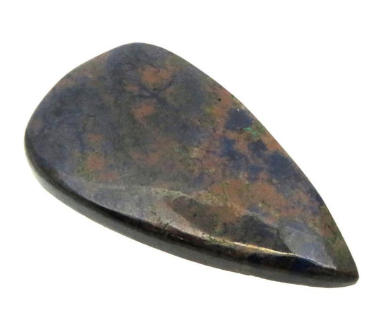Teardrop 43x23mm Azurite Mix Cabochon 02