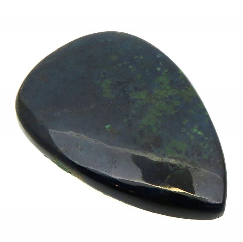 Teardrop 36x24mm Azurite Mix Cabochon 04