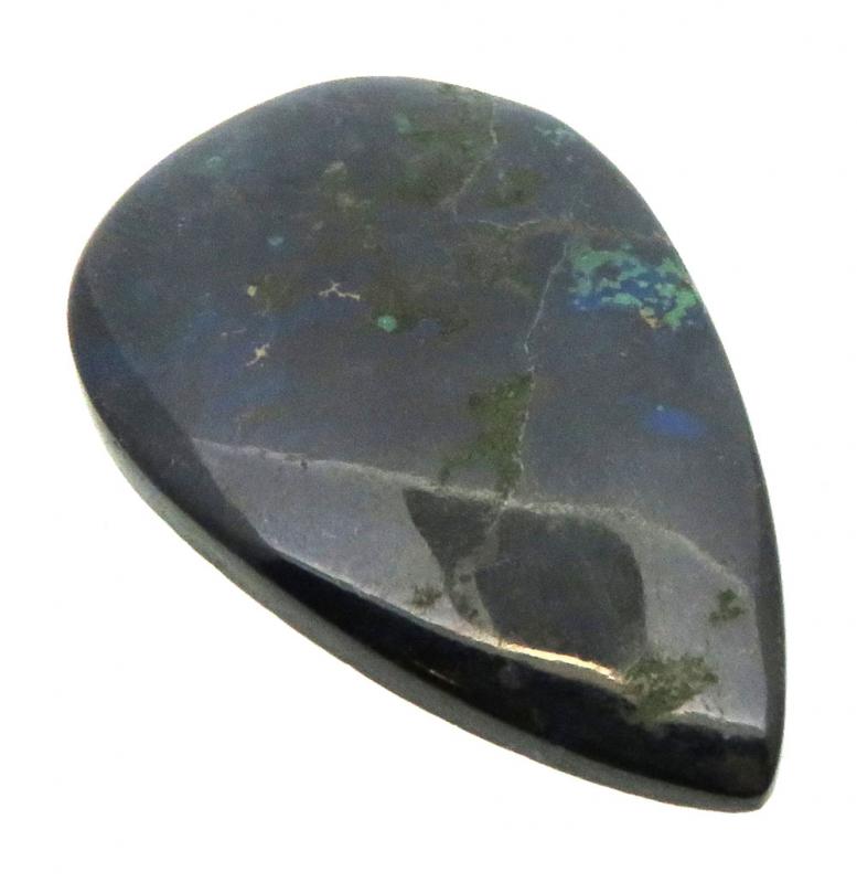 Teardrop 38x24mm Azurite Mix Cabochon 15