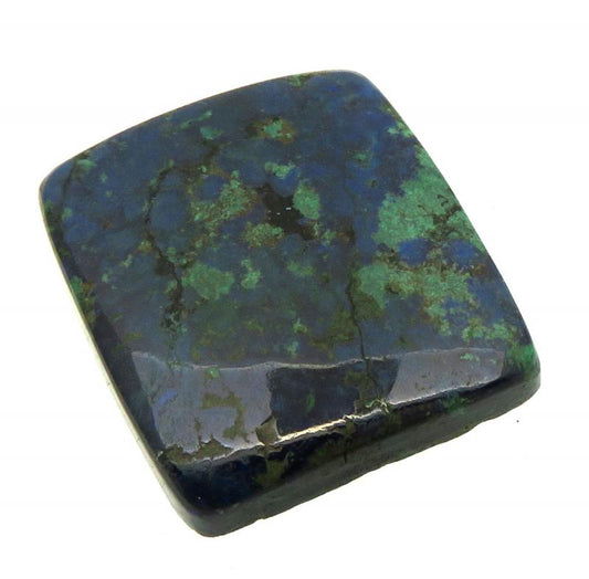 Rectangle 24x21mm Azurite Mix Cabochon 20