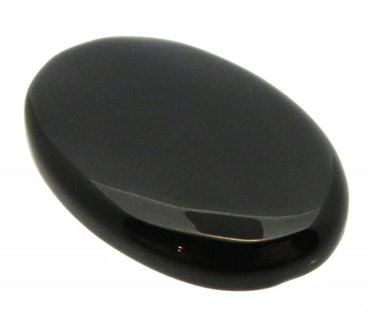 Oval 34x23mm Black Onyx Cabochon 08