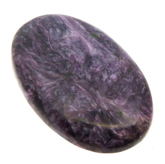 Oval 43x26mm Charoite Cabochon 23