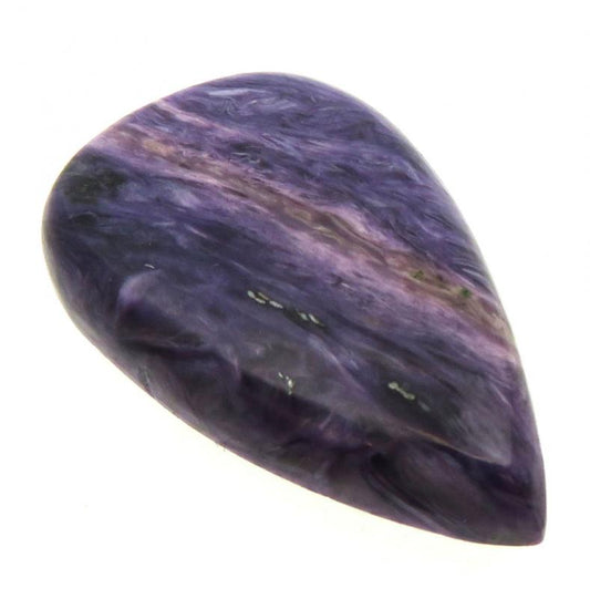 Teardrop 33x20mm Charoite Cabochon 30