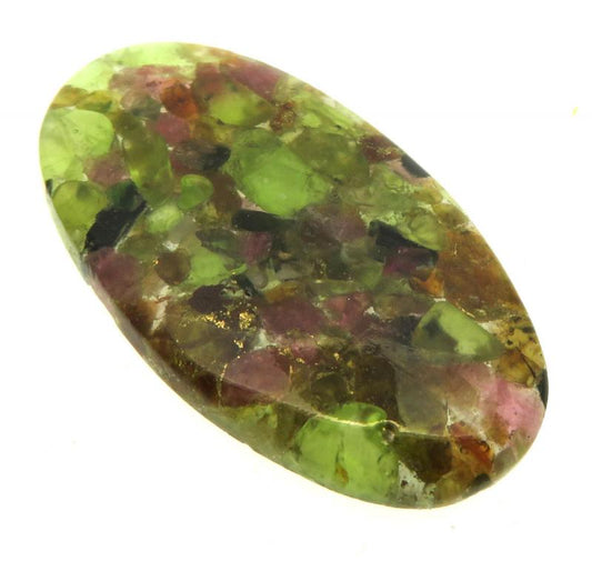 Oval 39x21mm Mohave Tourmaline Cabochon 01