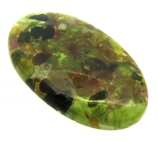 Oval 38x22mm Mohave Tourmaline Cabochon 03
