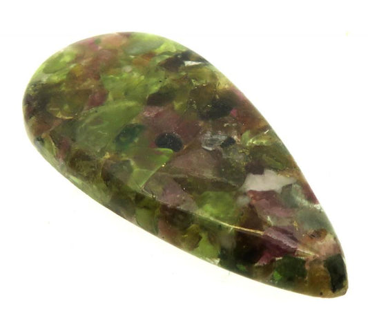 Teardrop 38x19mm Mohave Tourmaline Cabochon 04