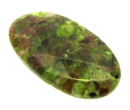 Oval 40x21mm Mohave Tourmaline Cabochon 05