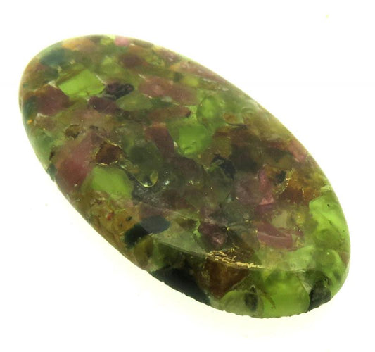 Oval 40x21mm Mohave Tourmaline Cabochon 06