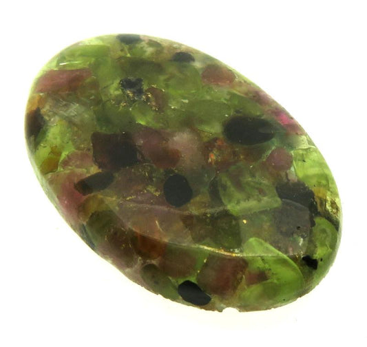 Oval 33x21mm Mohave Tourmaline Cabochon 07