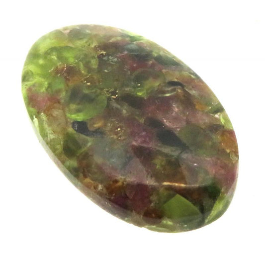Oval 38x22mm Mohave Tourmaline Cabochon 08