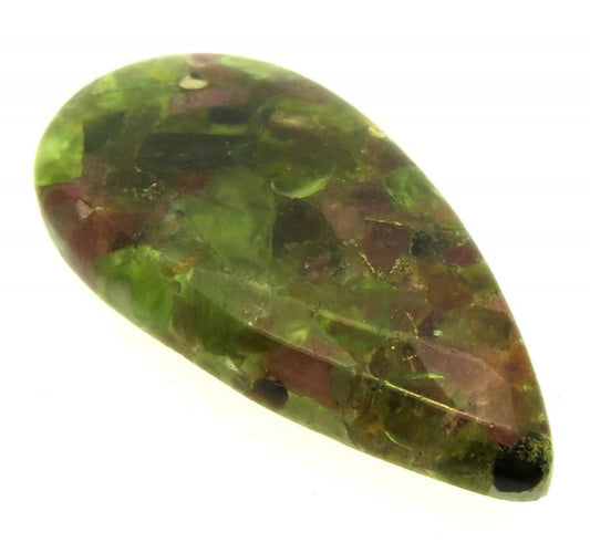 Teardrop 36x19mm Mohave Tourmaline Cabochon 11