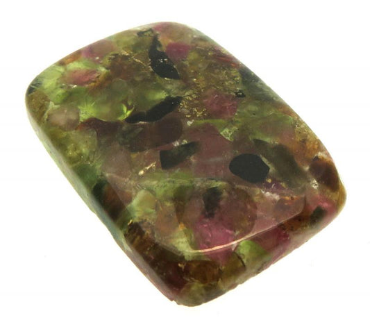 Rectangle 27x19mm Mohave Tourmaline Cabochon 12
