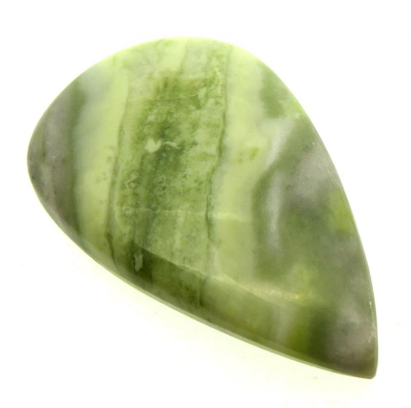 Teardrop 47x28mm Serpentine Cabochon 36