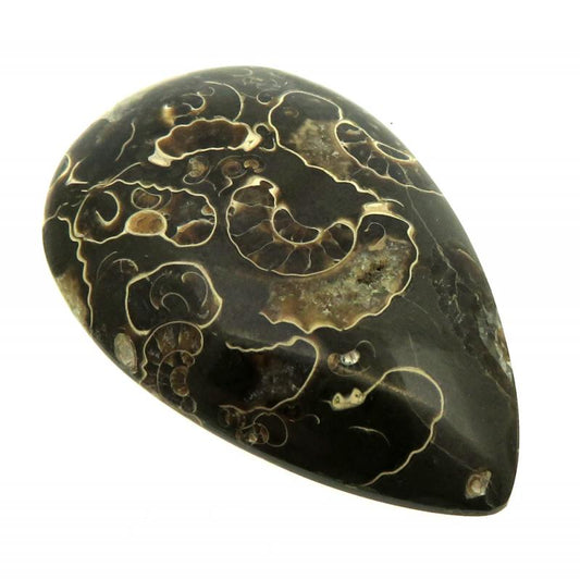 Teardrop 38x25mm Marston Marble Cabochon 06