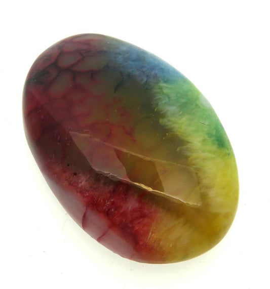 Oval 34x23mm Rainbow Solar Quartz Cabochon 39