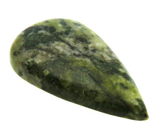 Teardrop 34x19mm Canadian Jade Cabochon 12