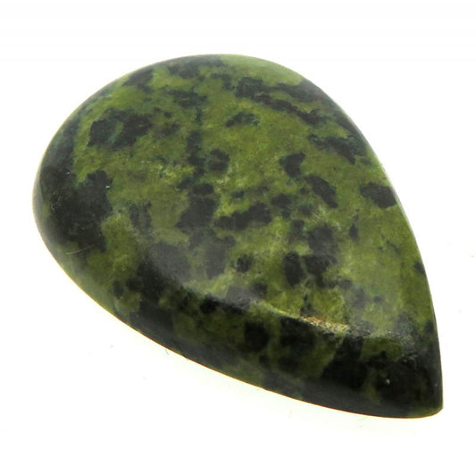 Teardrop 34x23mm Canadian Jade Cabochon 25
