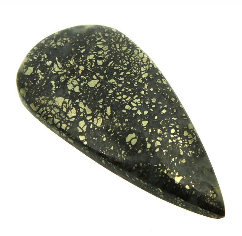 Teardrop 34x17mm Marcasite Cabochon 29