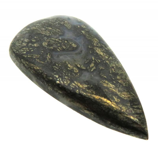 Teardrop 39x20mm Marcasite Cabochon 38