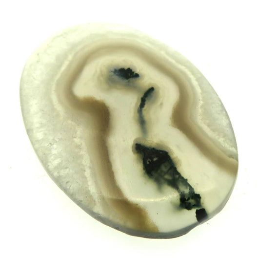 Oval 35x25mm Solar Moss Quartz Cabochon 02