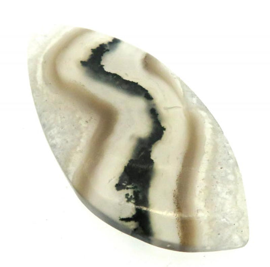 Freeform 48x22mm Solar Moss Quartz Cabochon 09