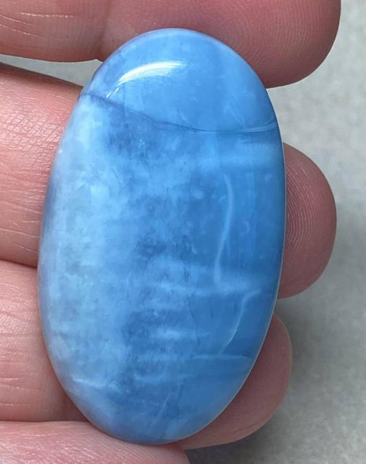 Oval 33x20mm Owyhee Blue Opal Cabochon 20
