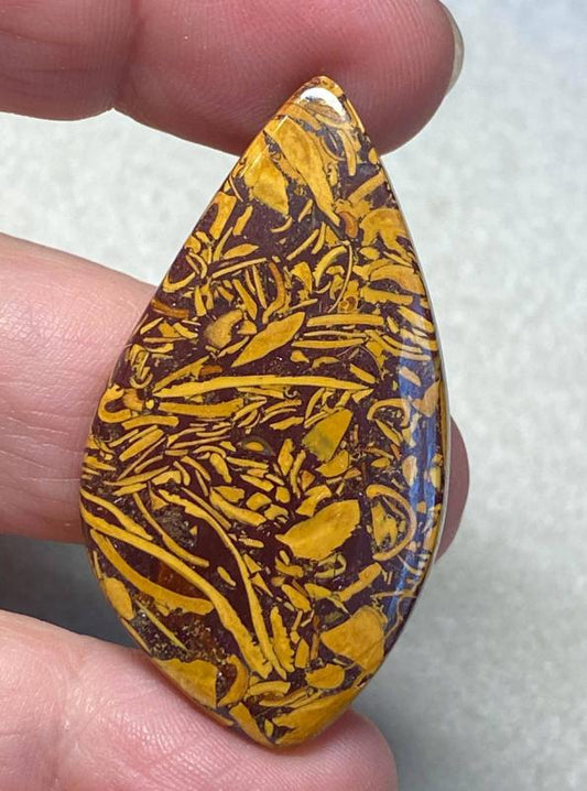 Freeform 47x26mm Mariam Jasper Cabochon 02