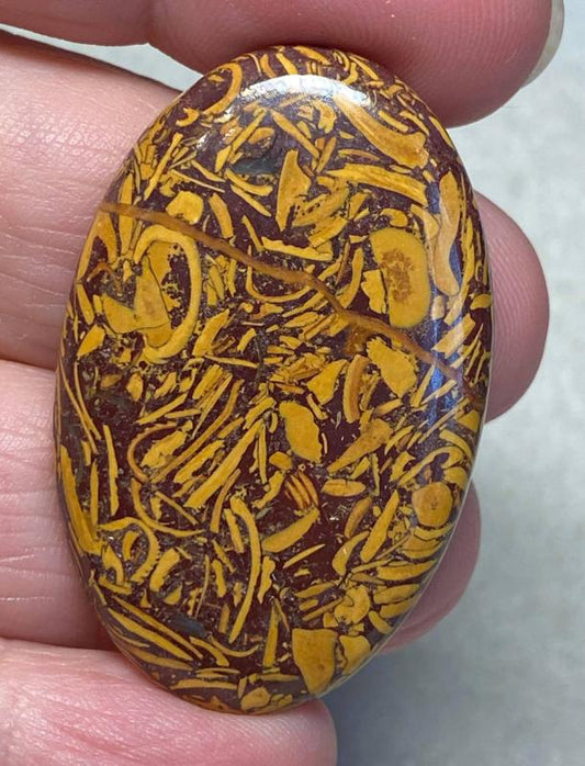 Oval 42x26mm Mariam Jasper Cabochon 08