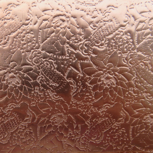 0.55 Thick 60x60mm Bare Copper Plate Koi Pond Design 07