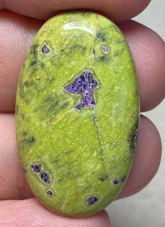 Oval 33x20mm Atlantasite Cabochon 02