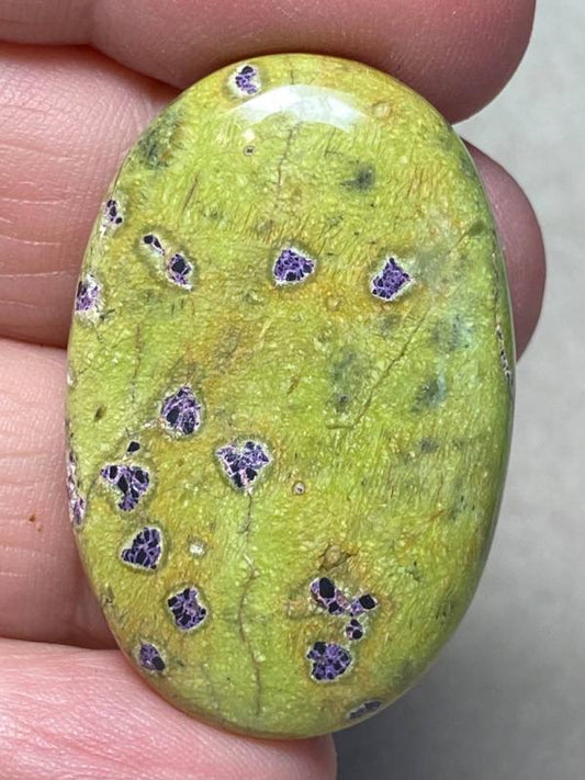 Oval 38x25mm Atlantasite Cabochon 16