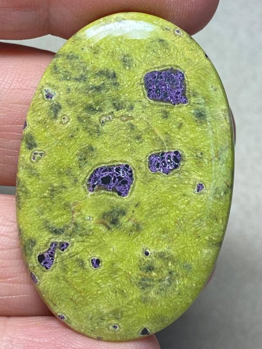 Oval 46x30mm Atlantasite Cabochon 24