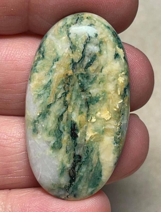 Oval 40x22mm Mariposite Cabochon 01