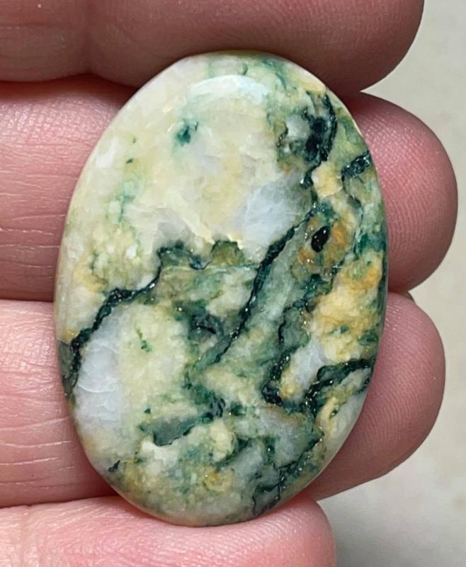 Oval 34x24mm Mariposite Cabochon 09