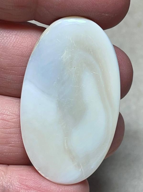 Oval 43x25mm Mother of Pearl Cabochon 22