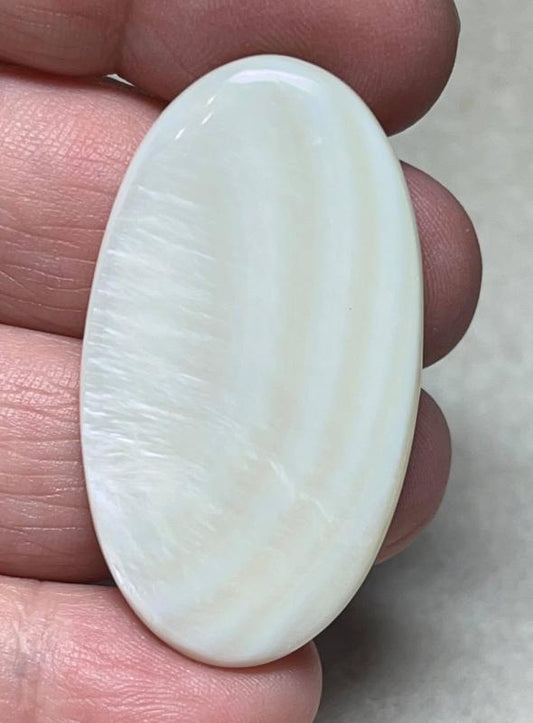 Oval 44x24mm Mother of Pearl Cabochon 24