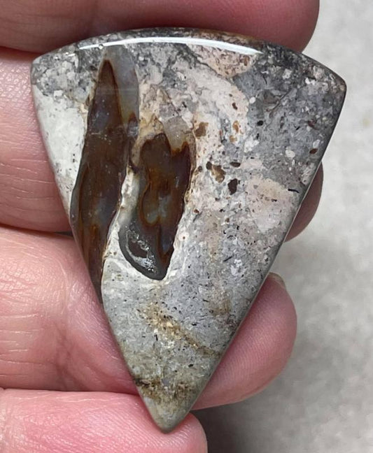 Freeform 42x32mm Rock Chalcedony Cabochon 12