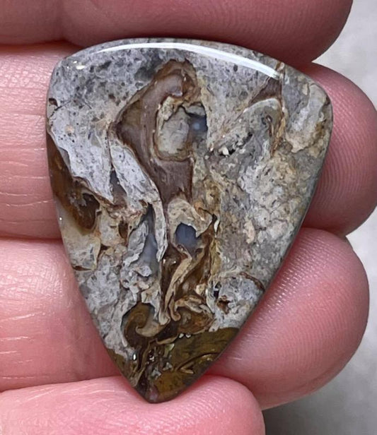 Freeform 30x23mm Rock Chalcedony Cabochon 15