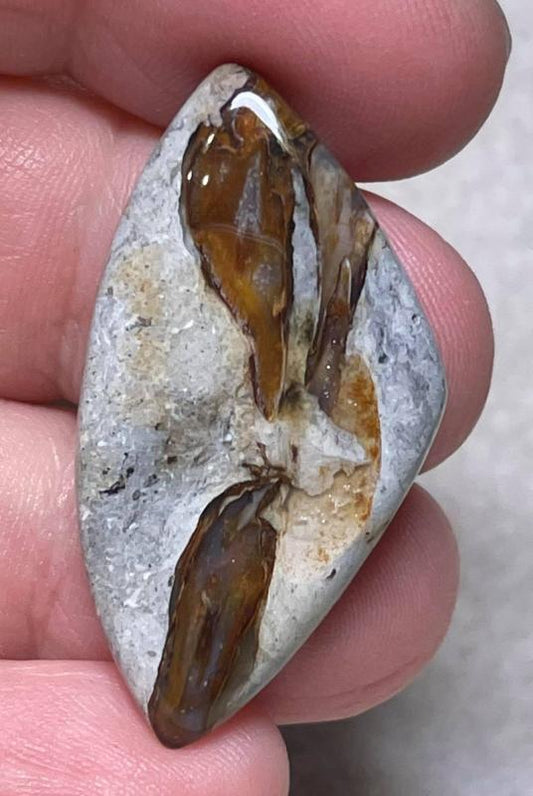 Freeform 38x20mm Rock Chalcedony Cabochon 33