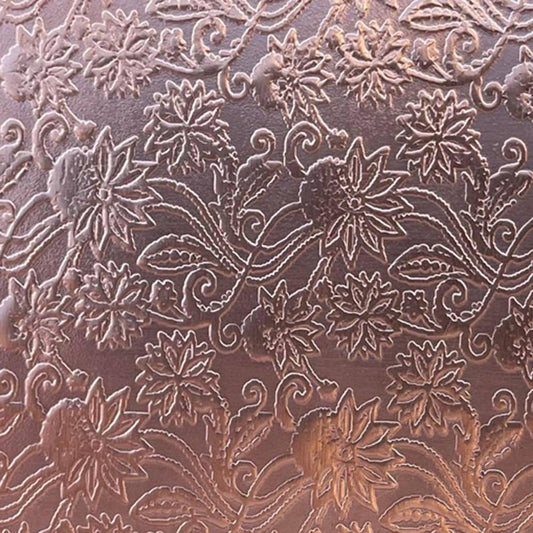 0.55 Thick 60x60mm Bare Copper Plate Dandelions Design 38